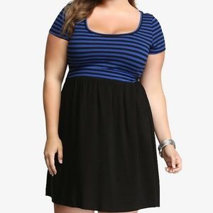 Torrid Striped Skater Dress